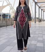 Women Printed Regular Pure Cotton Kurta with Palazzos