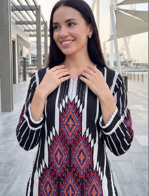 Women Printed Regular Pure Cotton Kurta with Palazzos 2