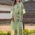 Women Floral Printed Regular Pure Cotton A-Line Kurta with Trousers