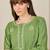 Floral Embroidered Round Neck Thread Work Straight Kurta & Trousers