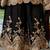 Floral Embroidered Sequinned Chinon A-Line Kurta With Palazzos & Dupatta