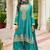 Women Ethnic Motifs Embroidered Regular Thread Work Kurta with Sharara & With Dupatta