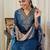Ethnic Motifs Embroidered V-Neck Thread Work Kurta With Trousers & Dupatta