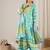 Floral Printed Notch Neck Pure Cotton Kurta With Trousers & Dupatta