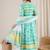 Floral Printed Notch Neck Pure Cotton Kurta With Trousers & Dupatta