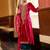 Women Ethnic Motifs Embroidered Regular Sequinned Velvet Kurta with Trousers & With Dupatta