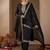 Women Ethnic Motifs Embroidered Regular Sequinned Kurta with Trousers & With Dupatta