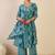 Ethnic Motifs Printed A Line Pleated Pure Cotton Kurta With Trousers & Dupatta