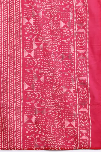 Ethnic Motifs Printed Sequinned Pure Cotton Kurta with Trousers & With Dupatta