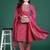 Ethnic Motifs Printed Sequinned Pure Cotton Kurta with Trousers & With Dupatta