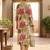 Women Floral Printed Regular Pure Cotton Kurta with Trousers