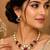 kundan ruby mehendi polish necklace set with earrings and maang tikka for bridal wedding jewelry