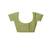 green crepe saree with desighner varanasi ghat theme zari border