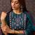 Women Embroidered Regular Thread Work Pure Cotton Kurta with Trousers & Dupatta