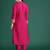 Women Ethnic Motifs Embroidered Pleated Mirror Work Kurta with Trousers