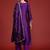 Floral Embroidered Sequinned Kurta With Trousers & Dupatta