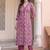 Women Ethnic Motifs Printed Regular Pure Cotton Kurta with Trousers