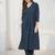 Women Geometric Printed Cotton Kurta with Trousers