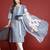 Floral Printed Pure Cotton Kurta with Trousers & With Dupatta