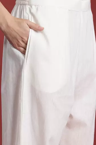 Floral Printed Pure Cotton Kurta with Trousers & With Dupatta