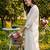 Women Floral Embroidered Empire Thread Work Pure Cotton Kurta with Trousers