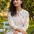 Women Floral Embroidered Empire Thread Work Pure Cotton Kurta with Trousers