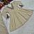 Cream sequin Embroidery And Bits Hand Work Silk Blend Salwar Suit