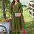 Women Floral Embroidered Thread Work Liva Kurta with Trousers & With Dupatta