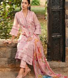 v neck floral embroidered panelled a line kurta with trouser & dupatta