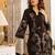 Women Floral Embroidered Regular Thread Work Pure Cotton Kurta with Trousers