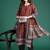 Geometric Printed Pure Cotton Kurta with Trousers & Dupatta