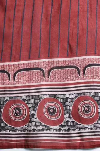 Geometric Printed Pure Cotton Kurta with Trousers & Dupatta