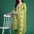 Women Floral Printed Regular Beads and Stones Kurta with Trousers & With Dupatta