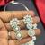Pearl Cubic Zirconia Bridal Necklace Set, Floral Wedding Jewelry Earrings
