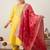 Plus Size Ethnic Motifs Embroidered Regular Kurta with Trousers & With Dupatta
