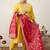 Plus Size Ethnic Motifs Embroidered Regular Kurta with Trousers & With Dupatta