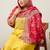 Plus Size Ethnic Motifs Embroidered Regular Kurta with Trousers & With Dupatta