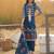 Women Ethnic Motifs Printed Regular Mirror Work Pure Cotton Kurta with Trousers & With Dupatta