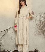 Women Ethnic Motifs Embroidered Regular Mirror Work Kurta with Palazzos
