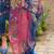 Women Floral Embroidered Panelled Thread Work Pure Silk Kurta with Trousers & With Dupatta