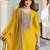 Women Ethnic Motifs Embroidered A-Line Kurta with Trousers & Dupatta