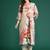 Floral Printed Kurta with Trousers & Dupatta