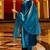 Women Ethnic Motifs Embroidered Regular Velvet Kurta with Trousers & With Dupatta