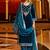 Women Ethnic Motifs Embroidered Regular Velvet Kurta with Trousers & With Dupatta