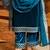 Women Ethnic Motifs Embroidered Regular Velvet Kurta with Trousers & With Dupatta