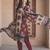 Women Floral Printed Regular Thread Work Pure Cotton Kurta with Trousers & With Dupatta