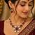 kundan ruby antique mehendi polish necklace set with earrings and maang tikka for bridal wedding jewelry