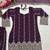 lavender sequin Embroidery Work Silk Blend Salwar Suit