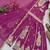 rani pink color cording embroidery sequin work faux georgette kurti sharara set