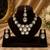 kundan white mehendi polish necklace set with earrings and maang tikka for bridal wedding jewelry